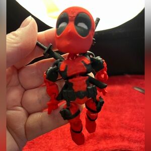 Deadpool 4” 3D-Printed Fidget Toy Fun Collectible Stress Re…